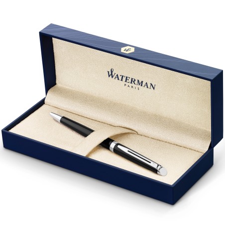 Stylo bille luxe Waterman Hémisphère noir brillant