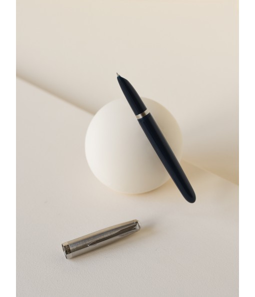 Stylo plume Parker 51 acier et noir