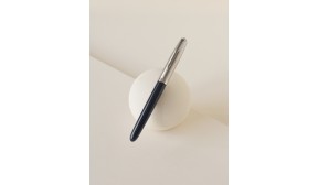 Stylo plume Parker 51 acier et bleu nuit