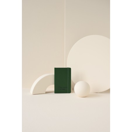 Carnet Classic souple vert myrte - Pocket