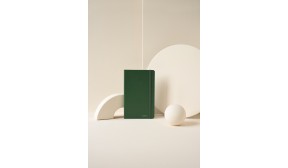 Carnet Classic rigide vert myrte - Large