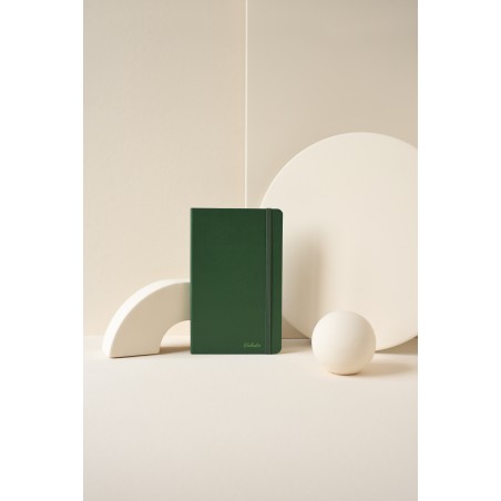 Carnet Classic rigide vert myrte - Large