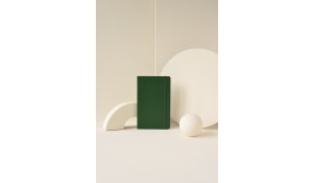 Carnet Classic rigide vert myrte - Large