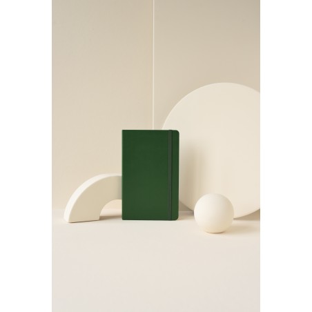 Carnet Classic rigide vert myrte - Large