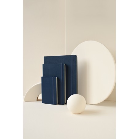 Carnet Classic rigide bleu saphir - Large
