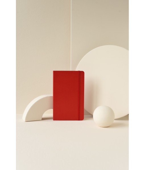 Carnet Classic rigide rouge - Large