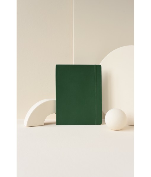 Carnet Classic souple vert myrte - XL