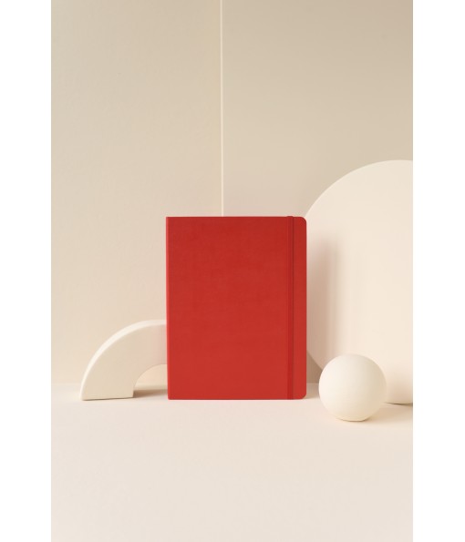 Carnet Classic rigide rouge - XL