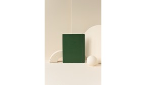 Carnet Classic rigide vert myrte - XL