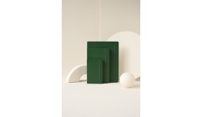 Carnet Classic rigide vert myrte - XL