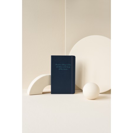 Carnet Classic rigide bleu saphir - Large - 13 x 21 cm