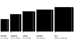 Carnet Classic souple noir - XXL - 21,6 x 27,9 cm