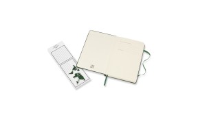 Carnet Classic rigide vert myrte - XL - 19 x 25 cm