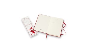 Carnet Classic rigide rouge - Large - 13 x 21 cm