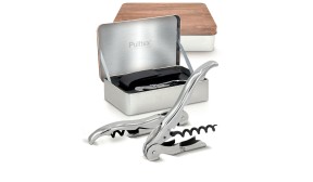 Tire-bouchon PULLTAPS set classic silver et son étui