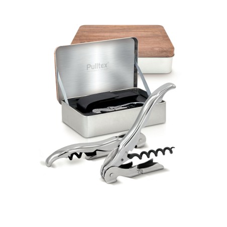 Tire-bouchon PULLTAPS set classic silver et son étui
