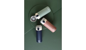 La bouteille isotherme compacte - MB Pop vert Natural