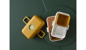 La lunch box des enfants - Tresor moutarde Safari