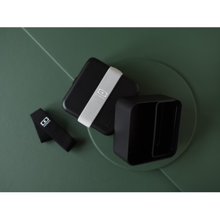 La lunch box carré grand format - MB Square noir Onyx