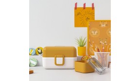 La lunch box des enfants - Tresor moutarde Safari