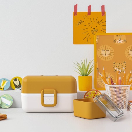 La lunch box des enfants - Tresor moutarde Safari