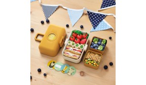 La lunch box des enfants - Tresor moutarde Safari