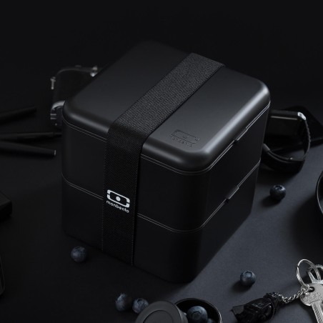 La lunch box carré grand format - MB Square noir Onyx