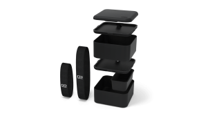 La lunch box carré grand format - MB Square noir Onyx