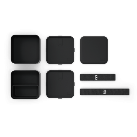 La lunch box carré grand format - MB Square noir Onyx