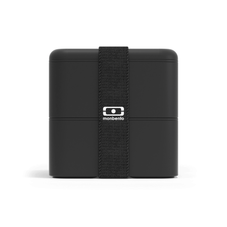 La lunch box carré grand format - MB Square noir Onyx