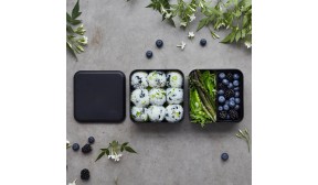La lunch box carré grand format - MB Square noir Onyx
