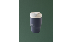 Mug isotherme S avec paille bleu