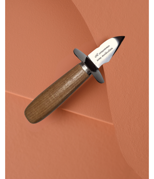 Couteau à huître avec garde de protection