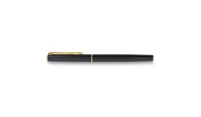 Stylo roller Diplomat Traveller noir laqué doré
