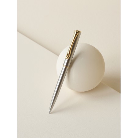 Stylo bille Diplomat Traveller acier doré